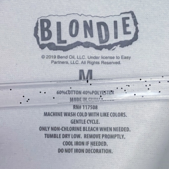NWT Blondie Retro Gaphic Crewneck Sweatshirt Women's Medium M One Way Or Another - Picture 4 of 4